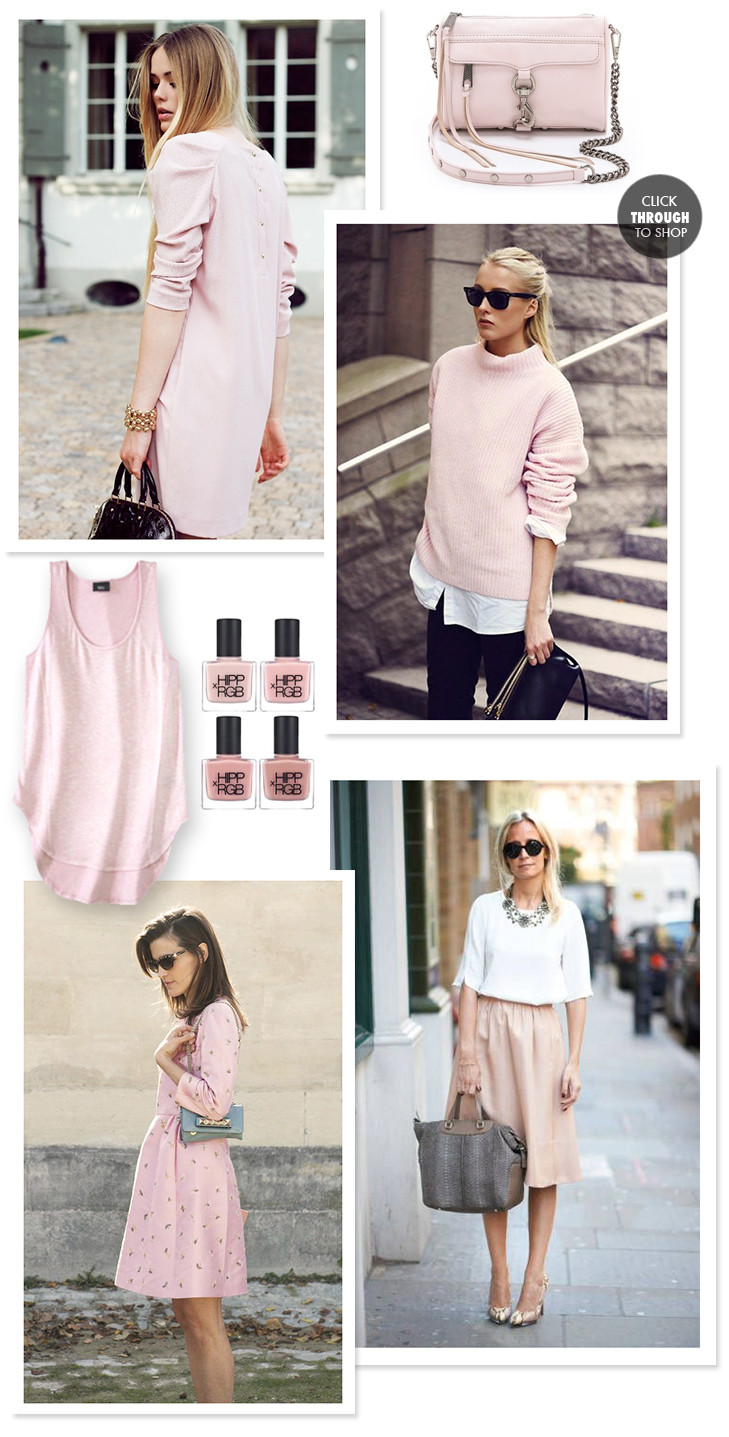 Pale Pink on What I Wore